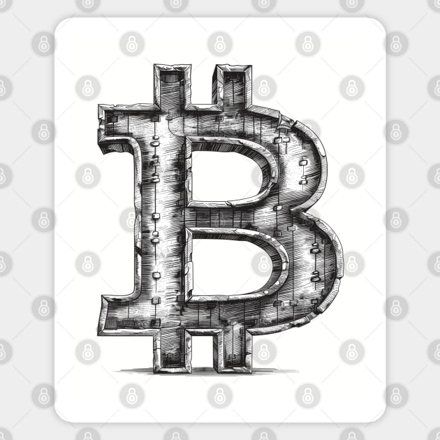 Bitcoin Logo Sticker by aphian